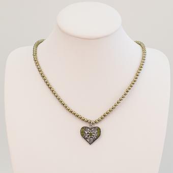 1010-3590 Perlenkette Herz 
